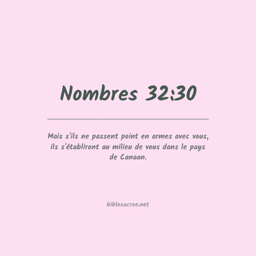 Nombres - 32:30