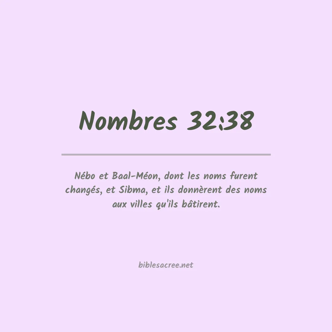 Nombres - 32:38
