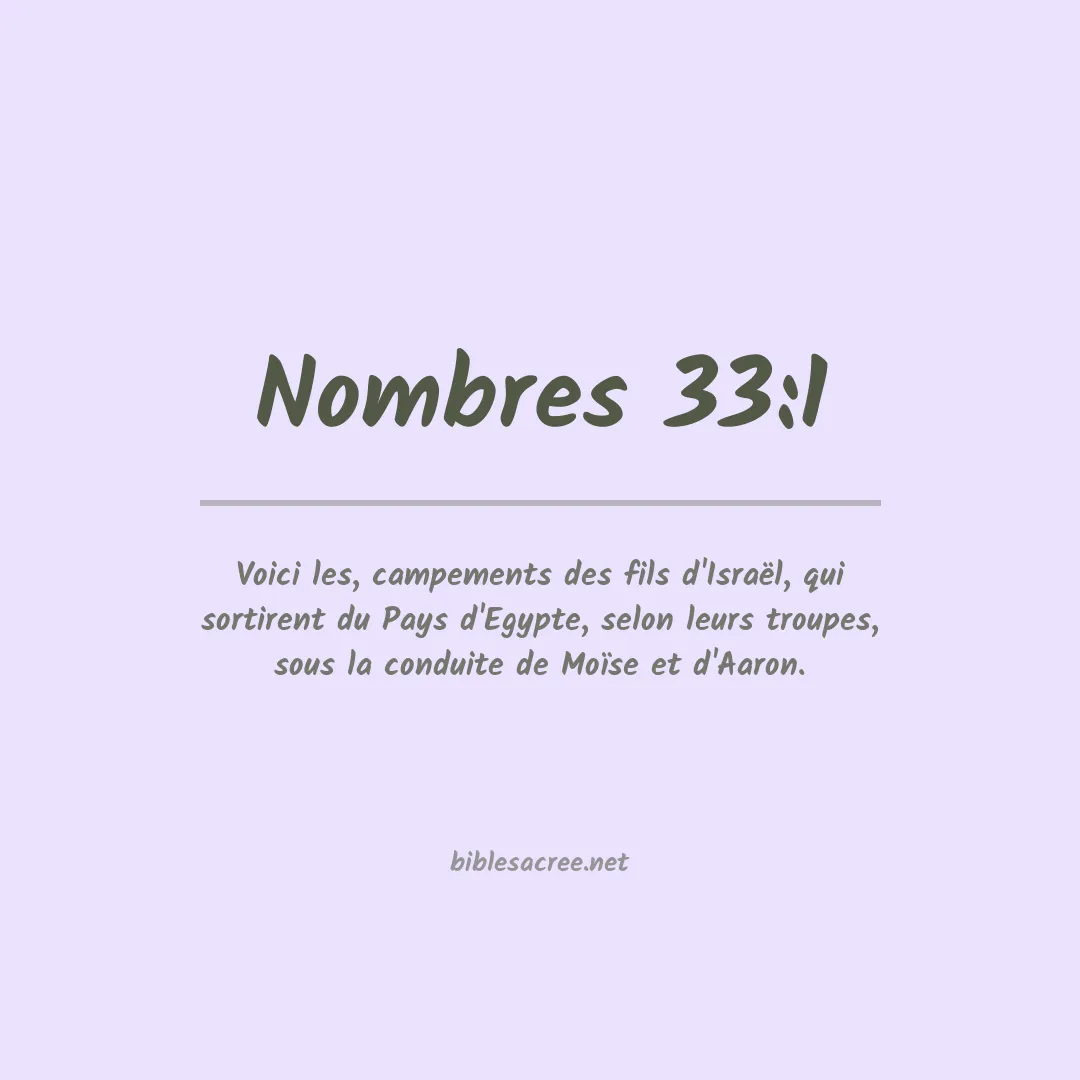 Nombres - 33:1