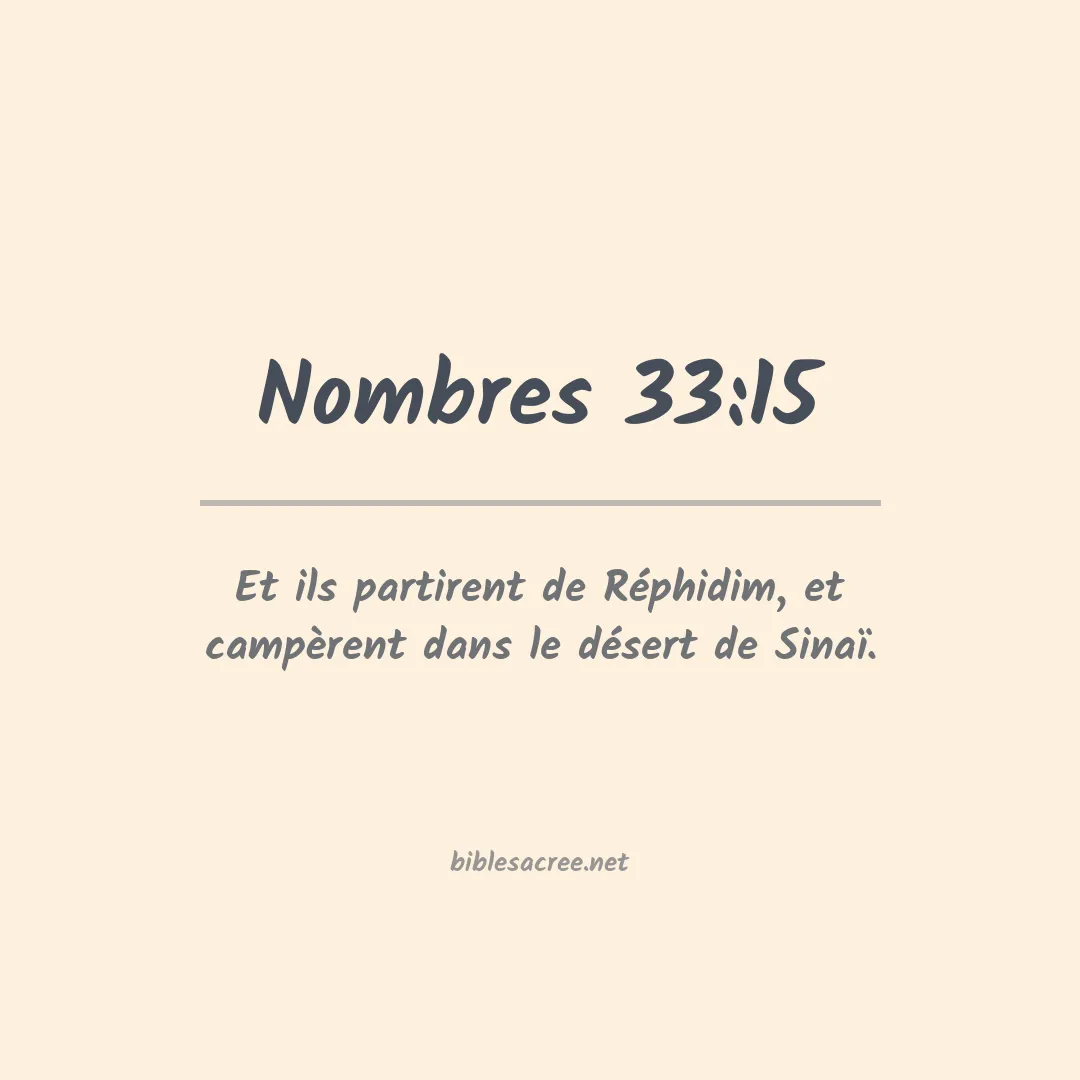 Nombres - 33:15