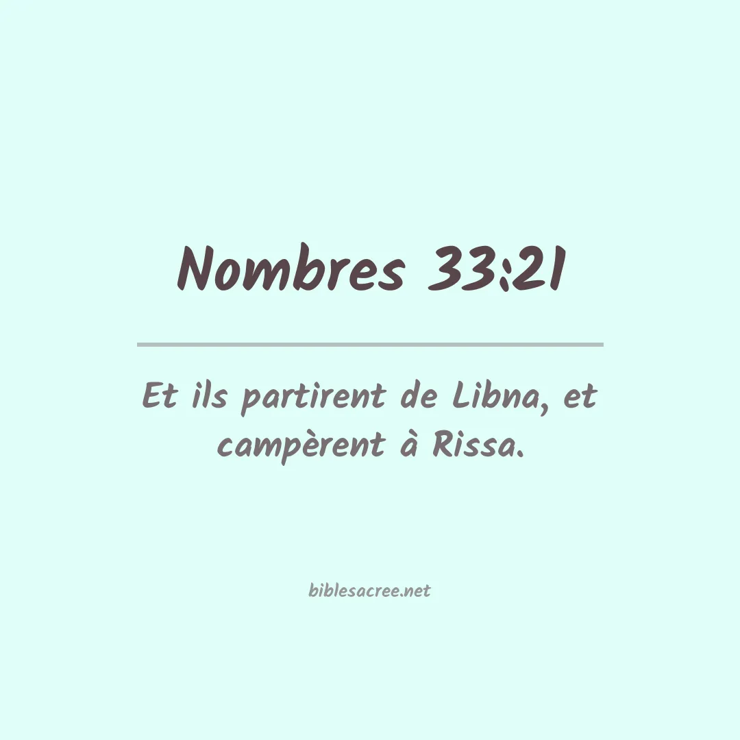 Nombres - 33:21
