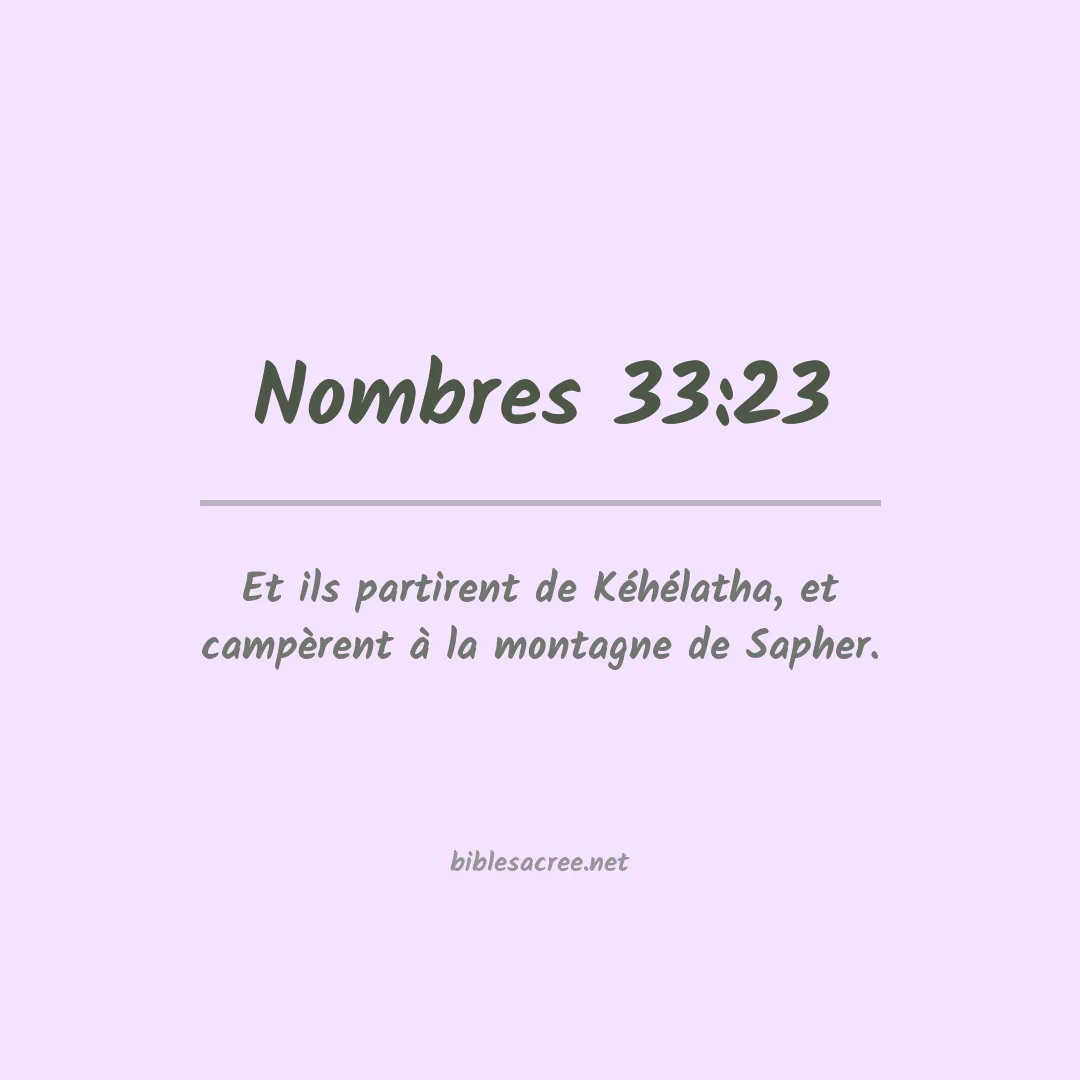 Nombres - 33:23