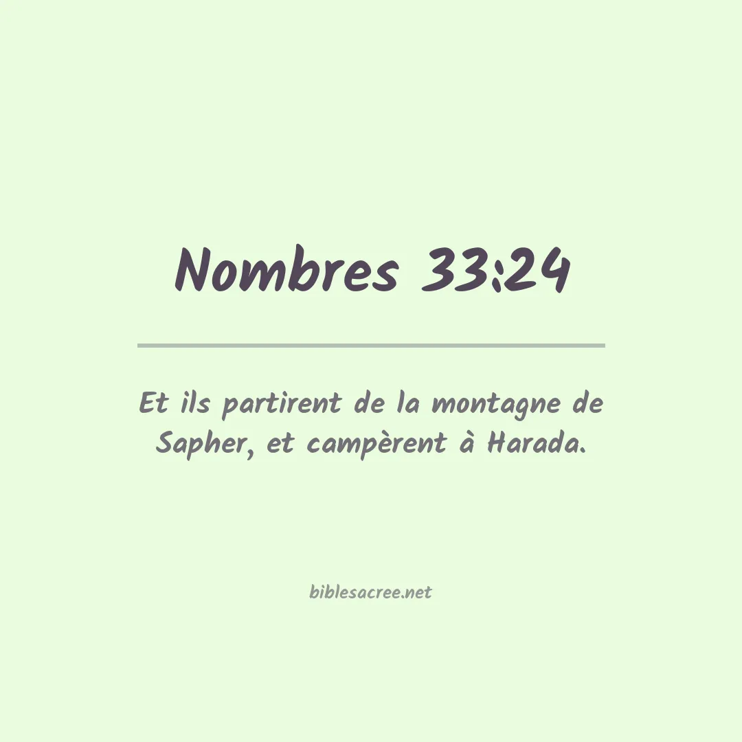 Nombres - 33:24