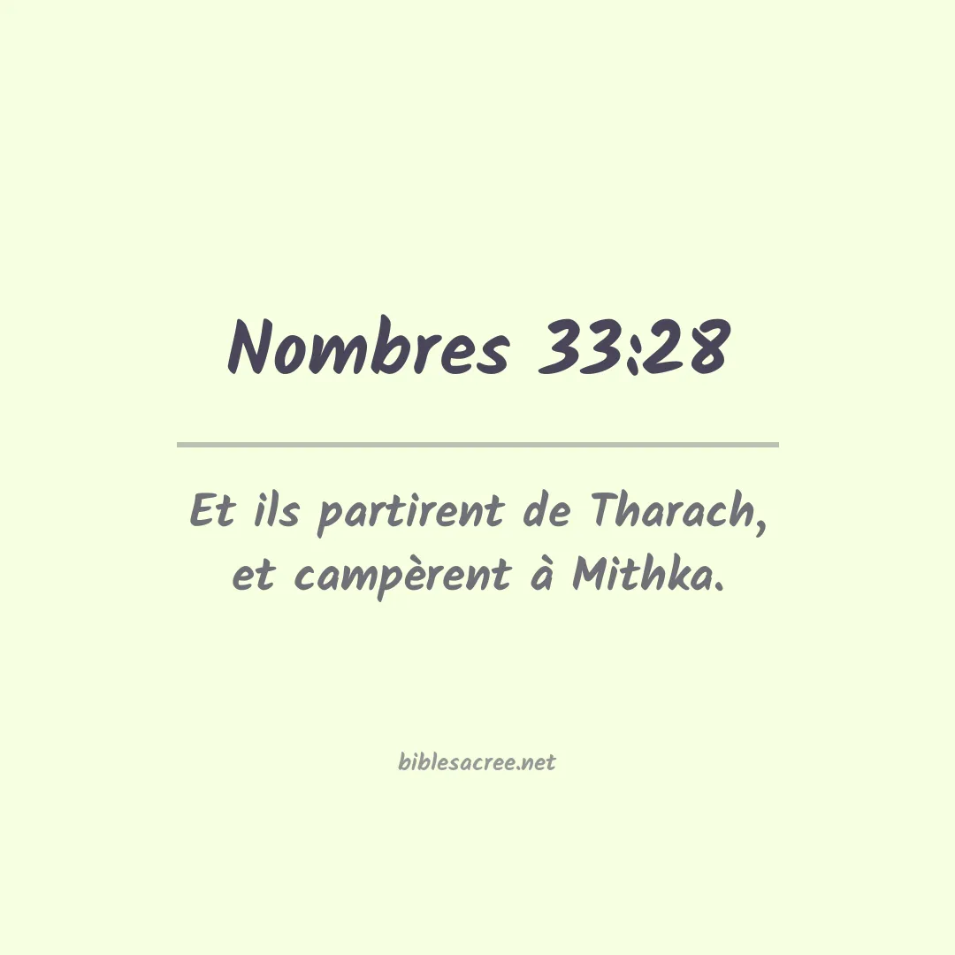 Nombres - 33:28