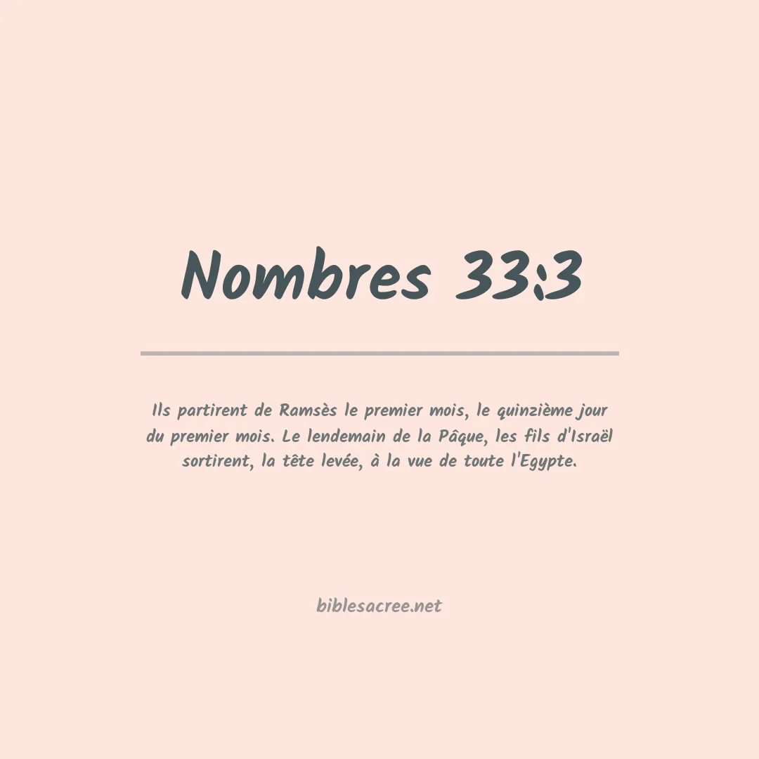 Nombres - 33:3