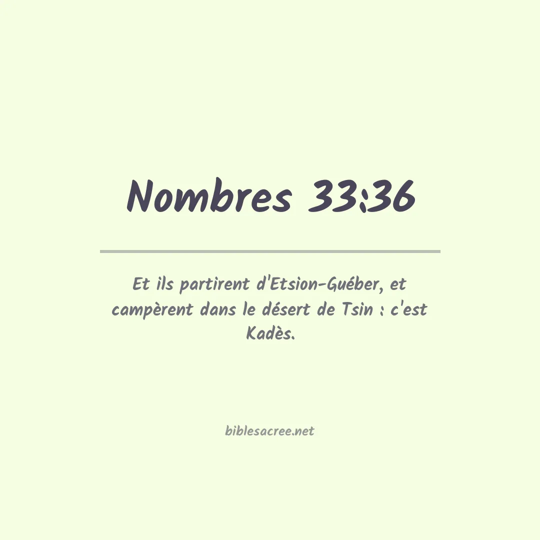 Nombres - 33:36