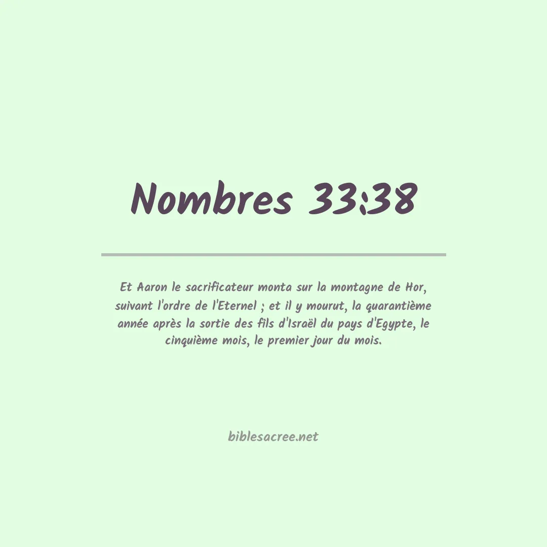 Nombres - 33:38