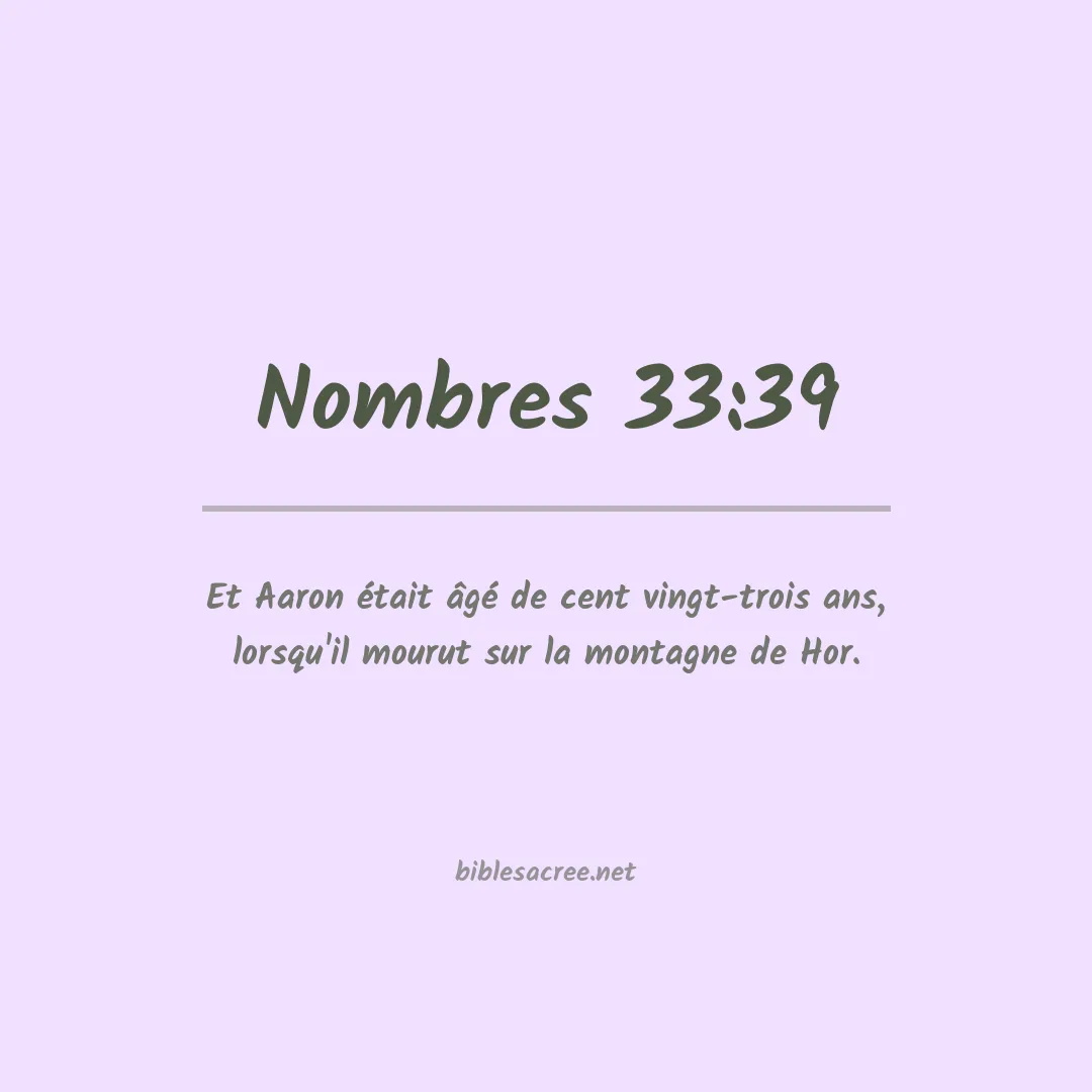 Nombres - 33:39