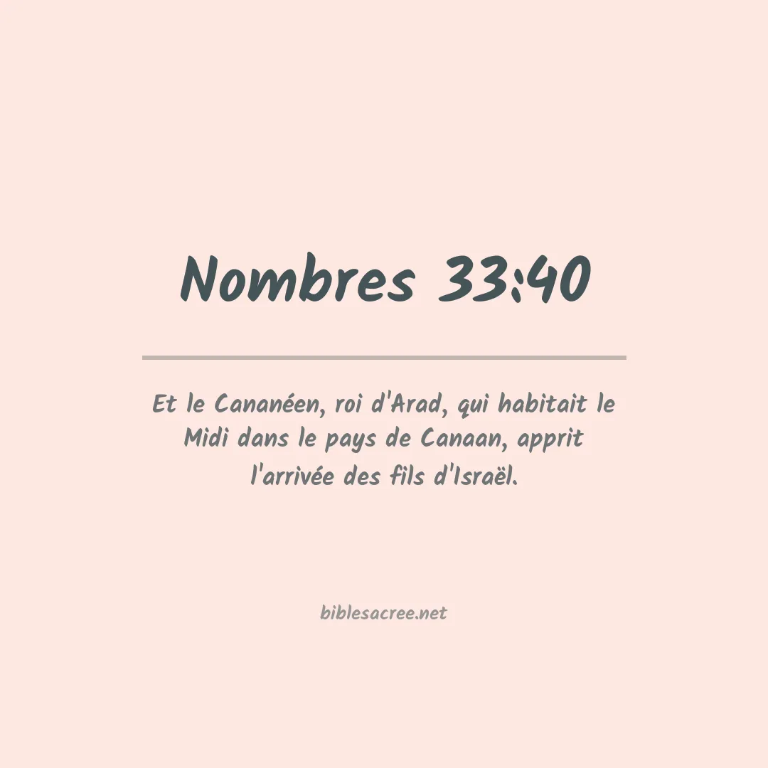 Nombres - 33:40
