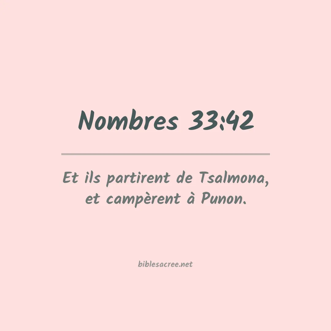 Nombres - 33:42