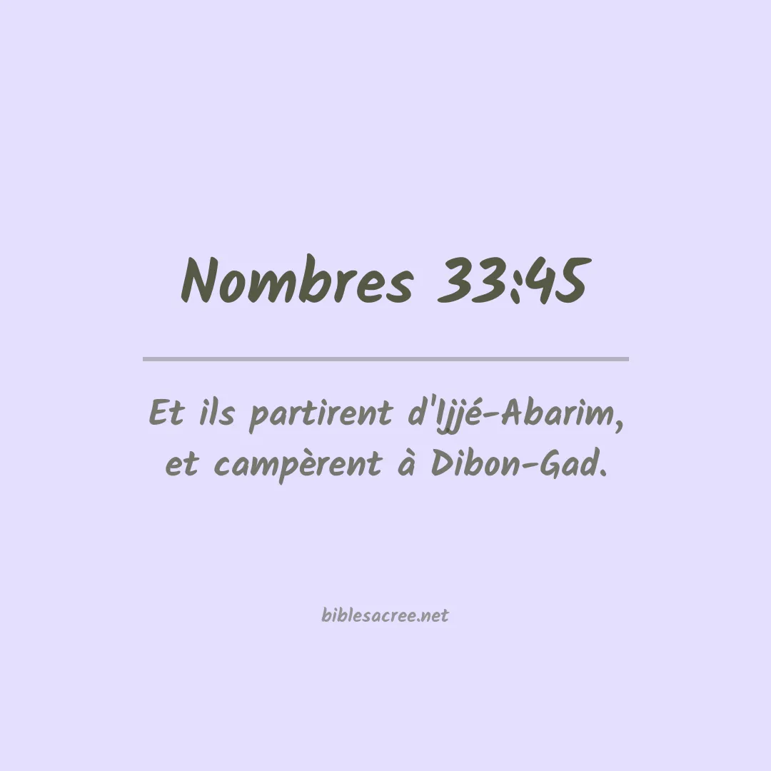 Nombres - 33:45