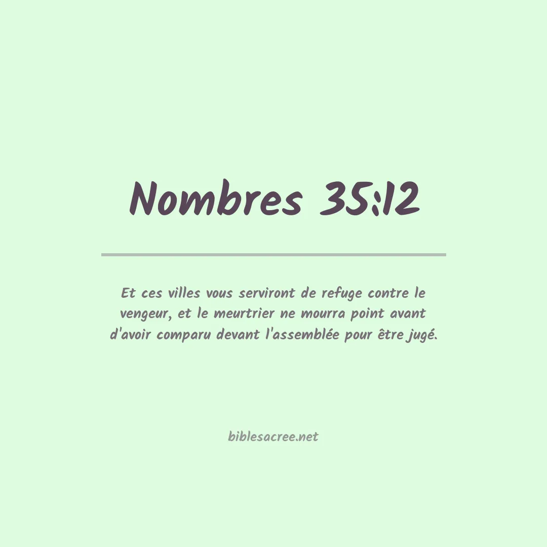 Nombres - 35:12