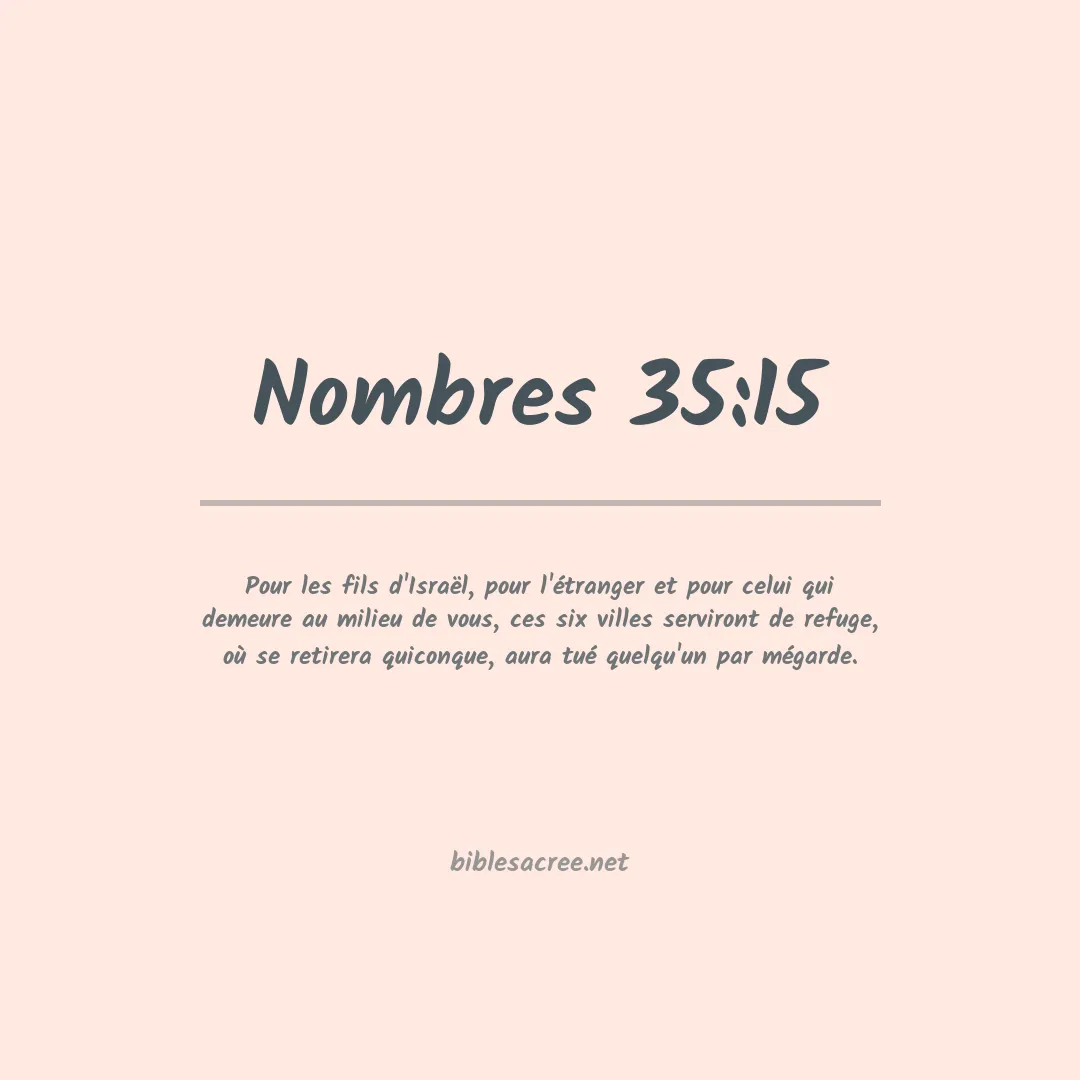 Nombres - 35:15