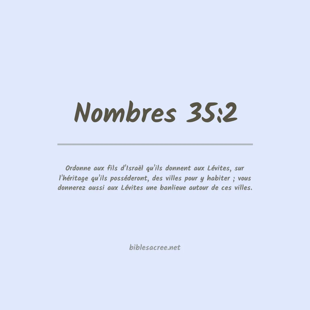 Nombres - 35:2