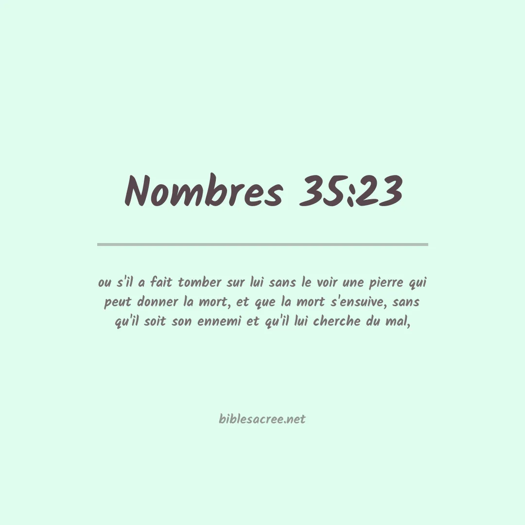 Nombres - 35:23