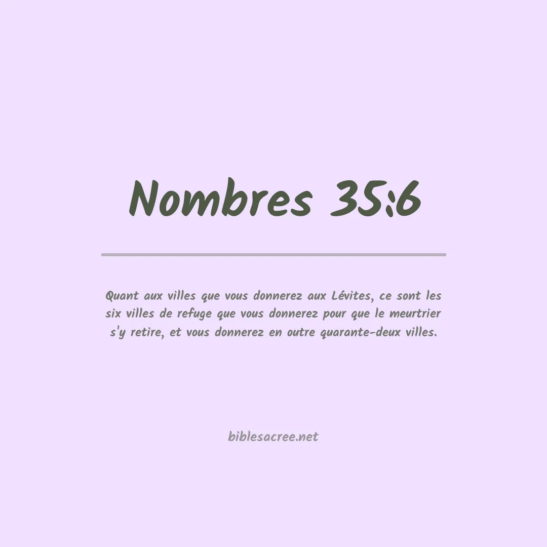 Nombres - 35:6