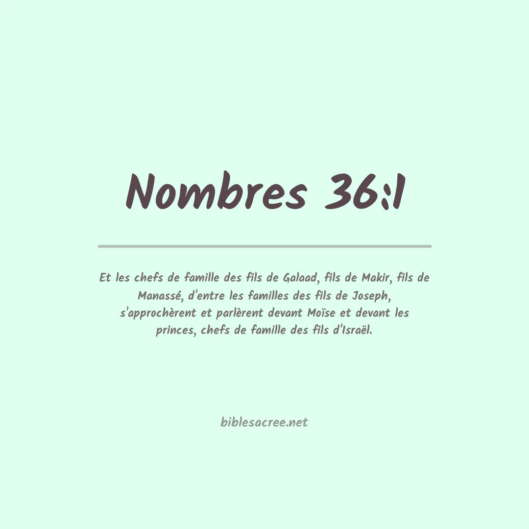 Nombres - 36:1