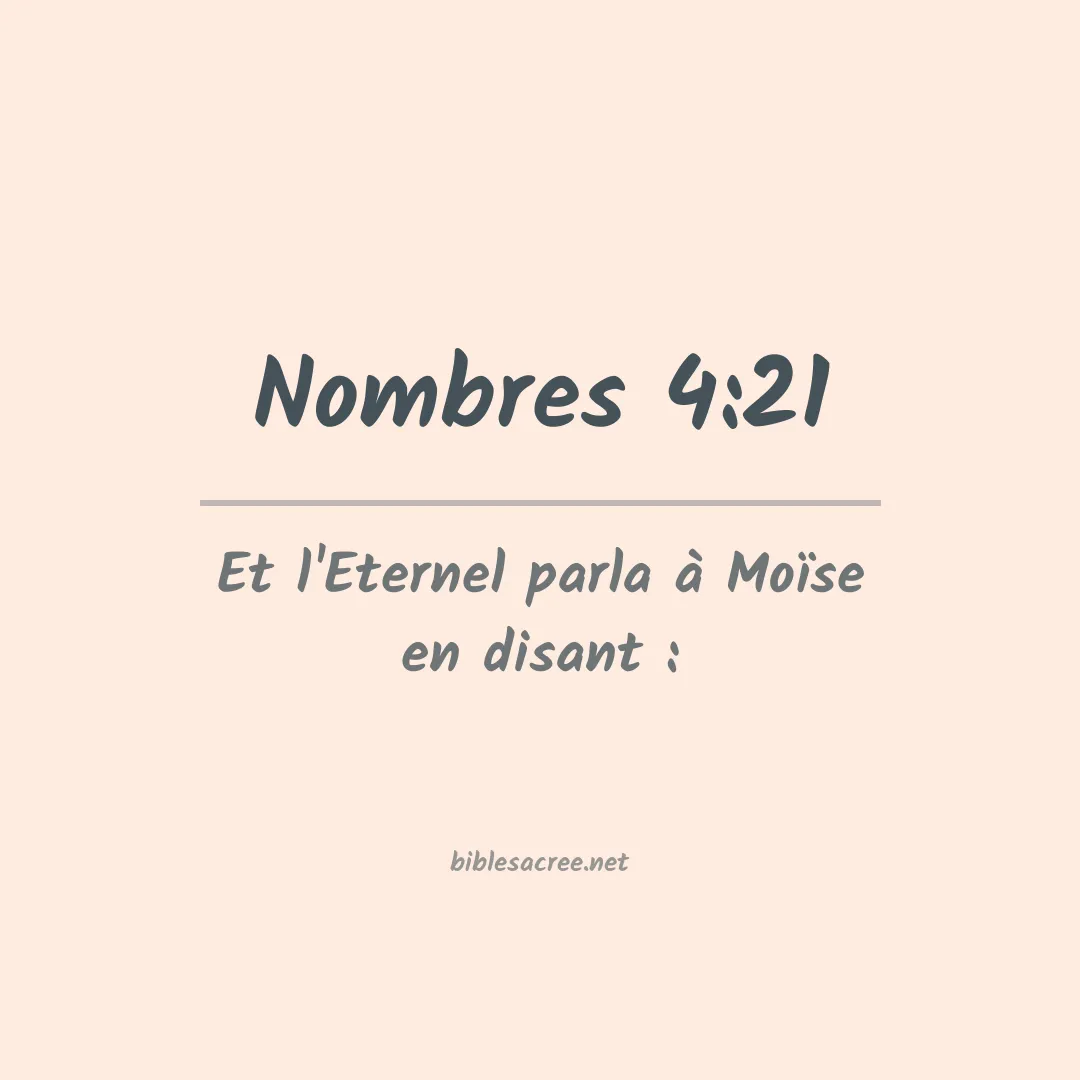 Nombres - 4:21