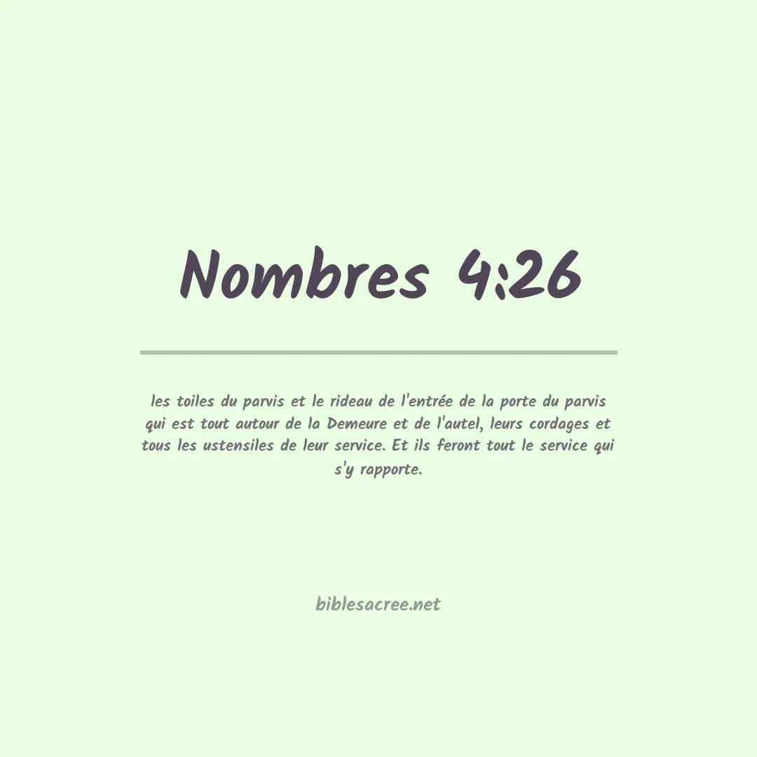Nombres - 4:26