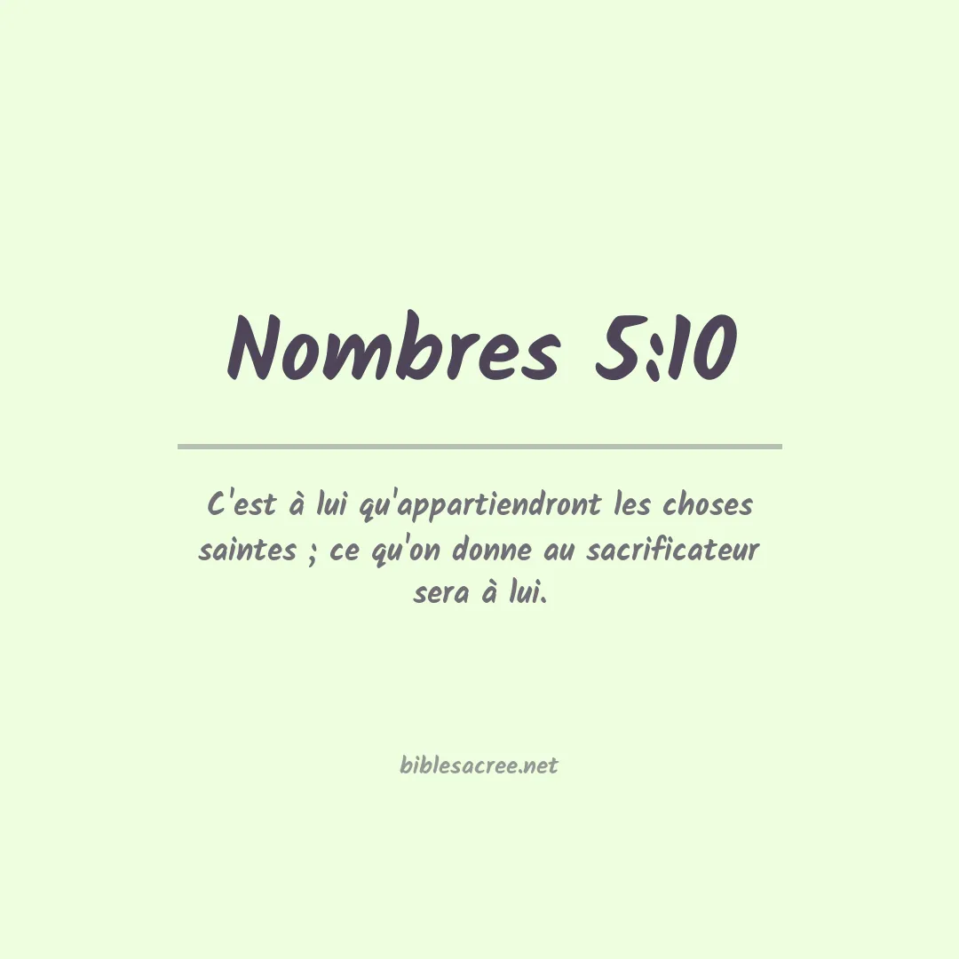Nombres - 5:10