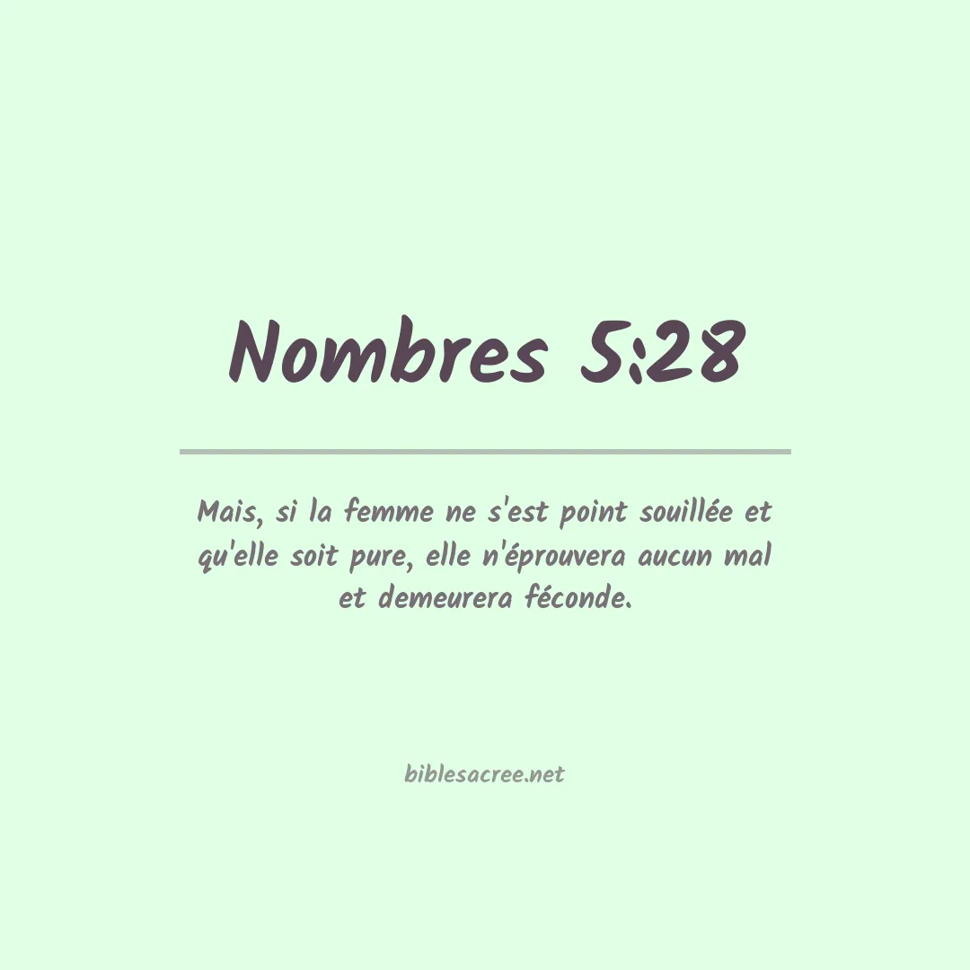 Nombres - 5:28