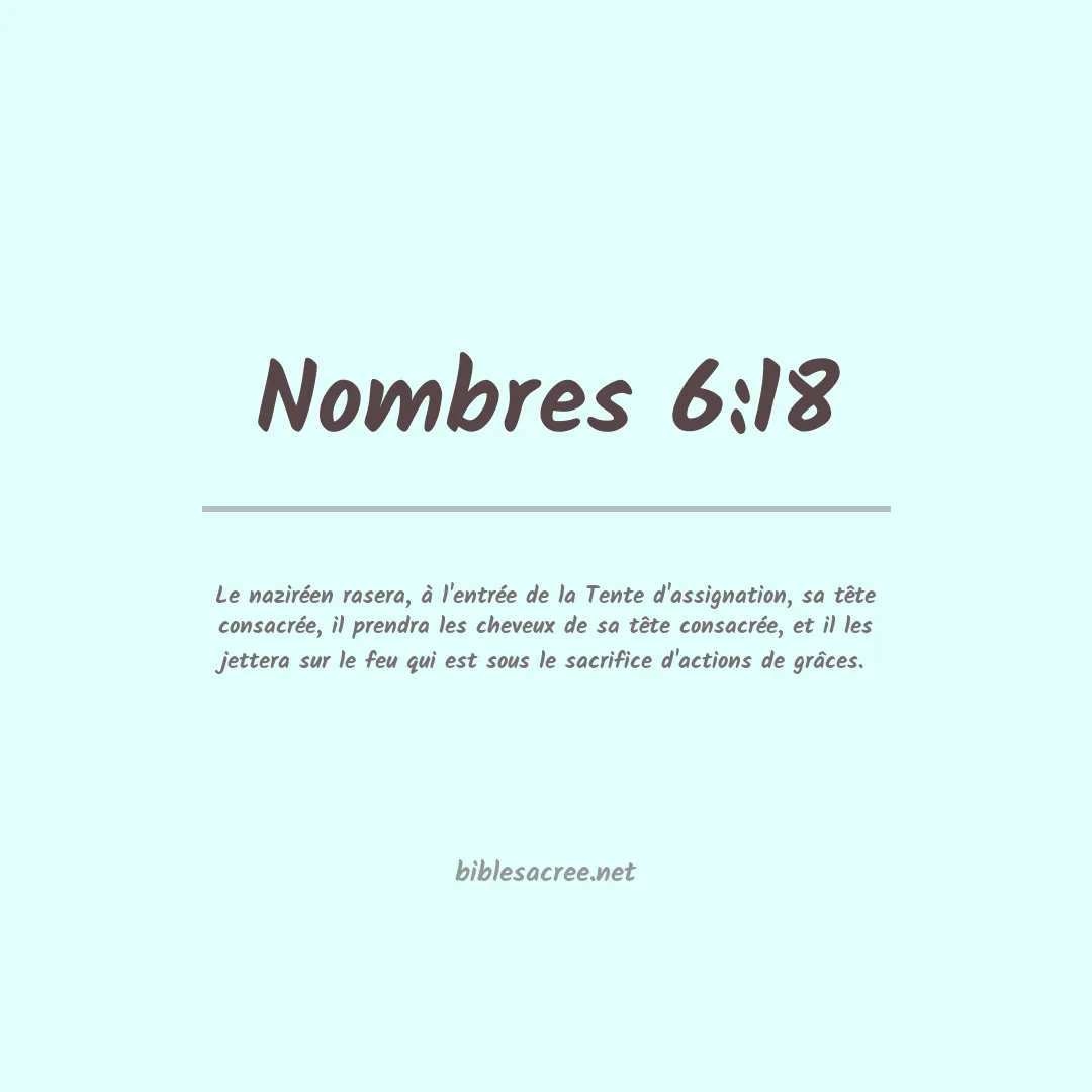 Nombres - 6:18