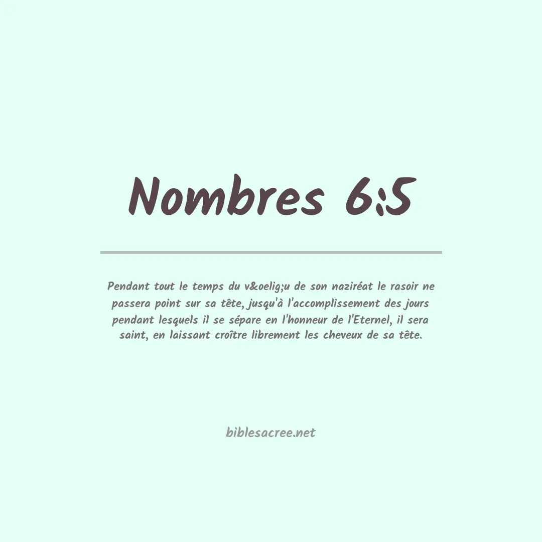 Nombres - 6:5