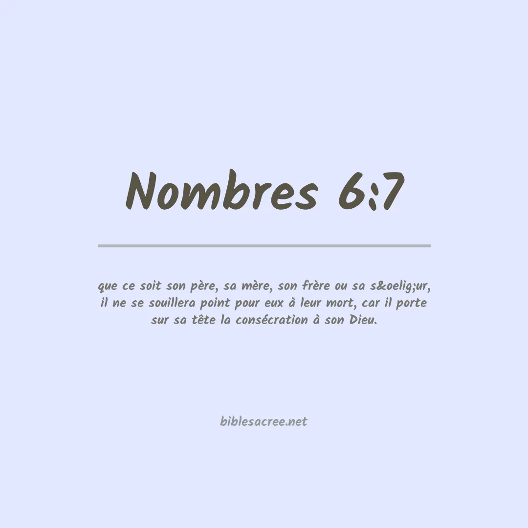 Nombres - 6:7