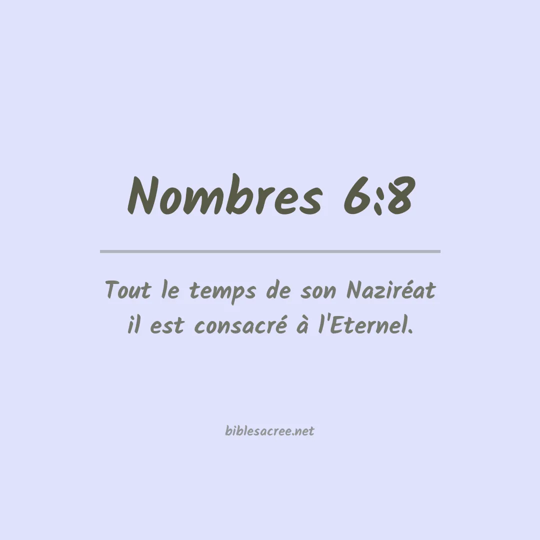 Nombres - 6:8