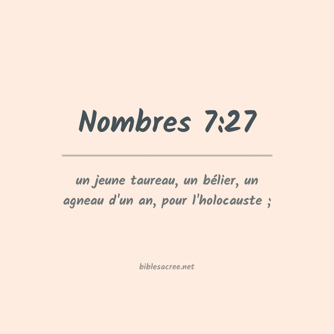 Nombres - 7:27