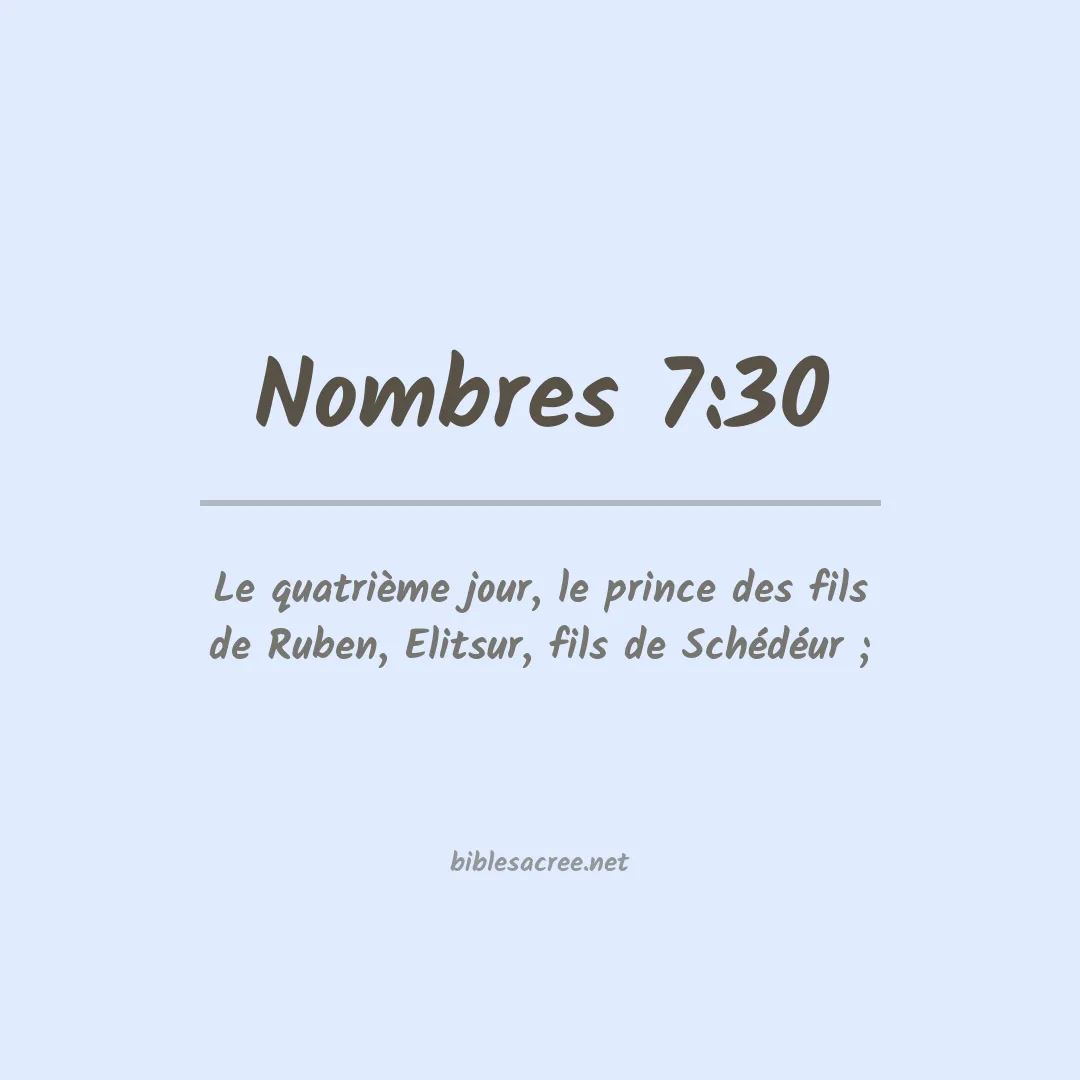 Nombres - 7:30