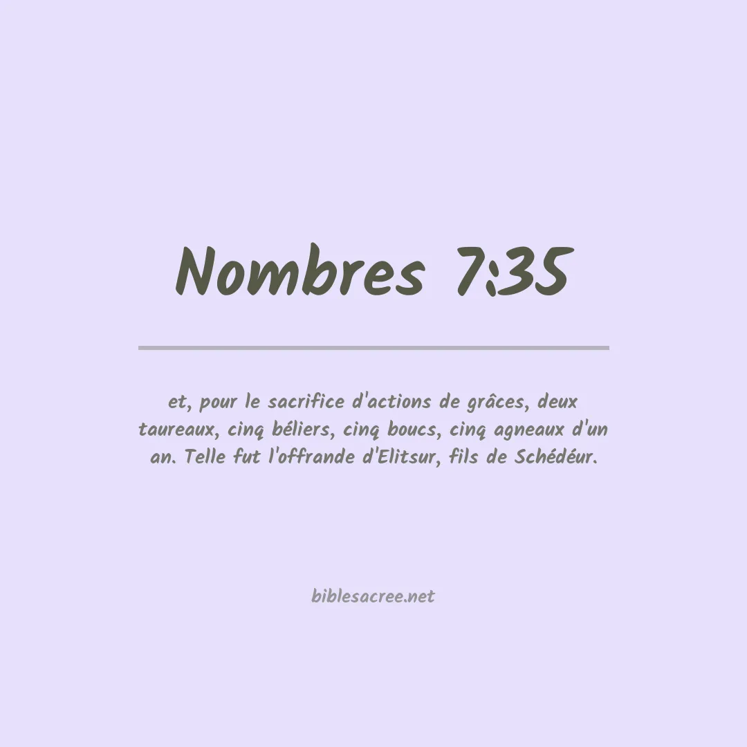Nombres - 7:35