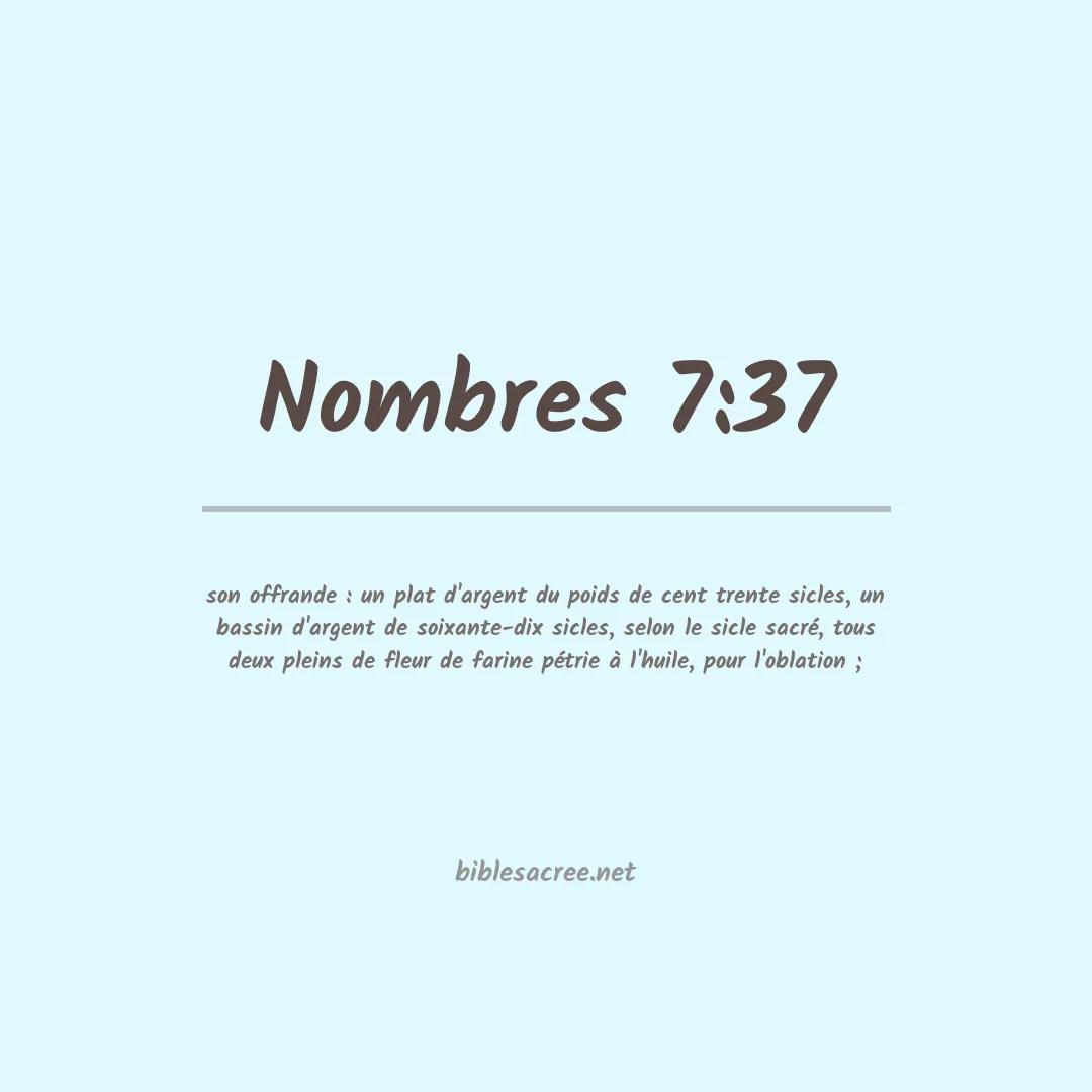 Nombres - 7:37