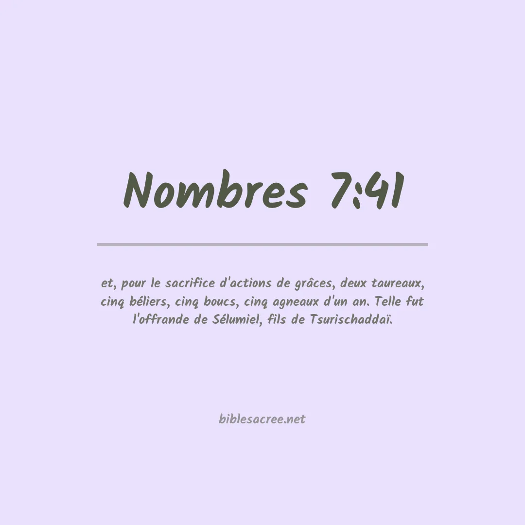 Nombres - 7:41