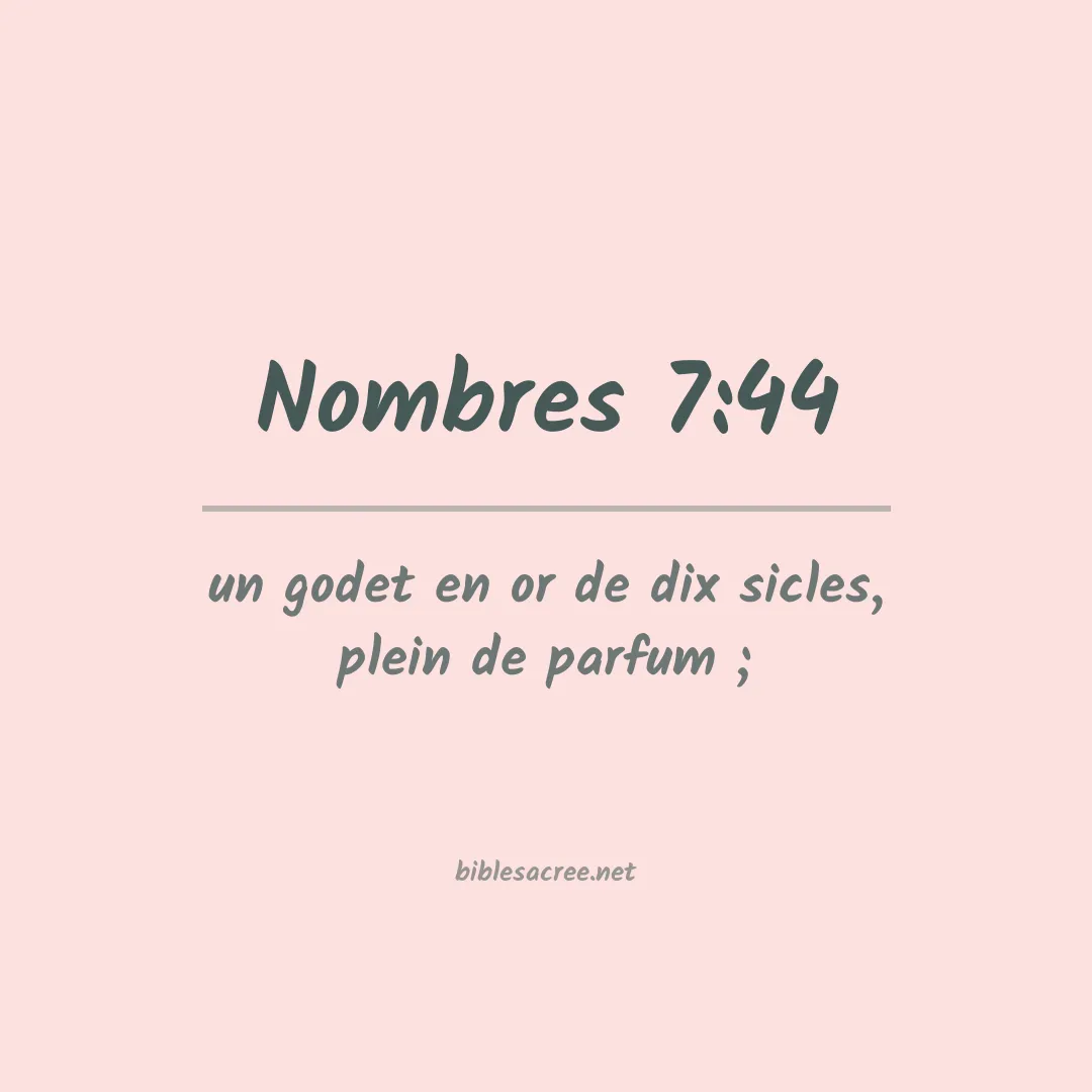 Nombres - 7:44
