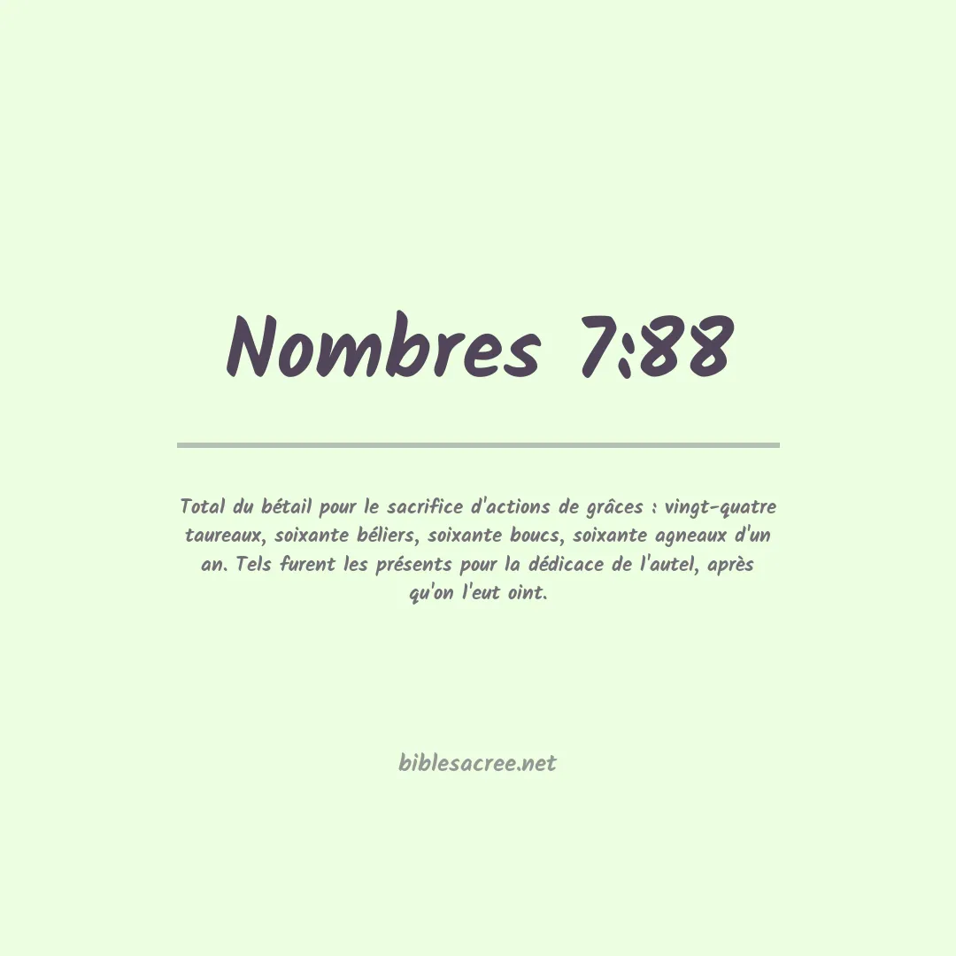 Nombres - 7:88
