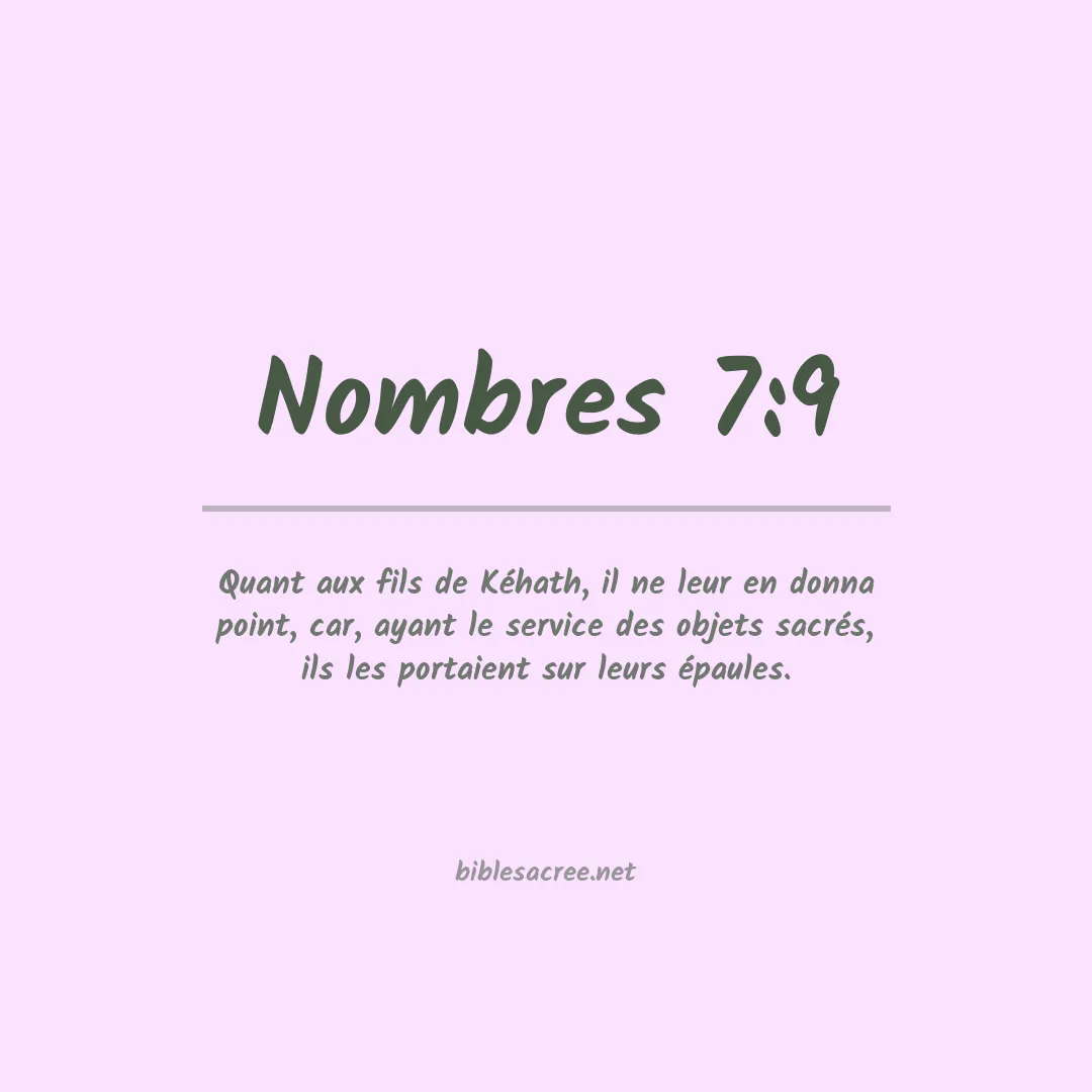 Nombres - 7:9