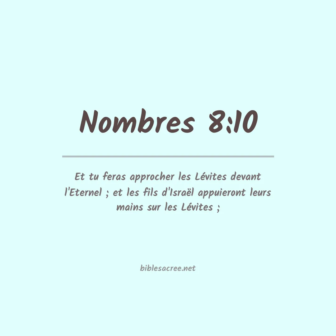 Nombres - 8:10