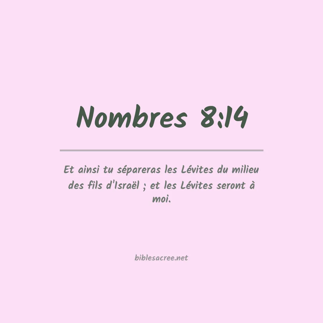 Nombres - 8:14