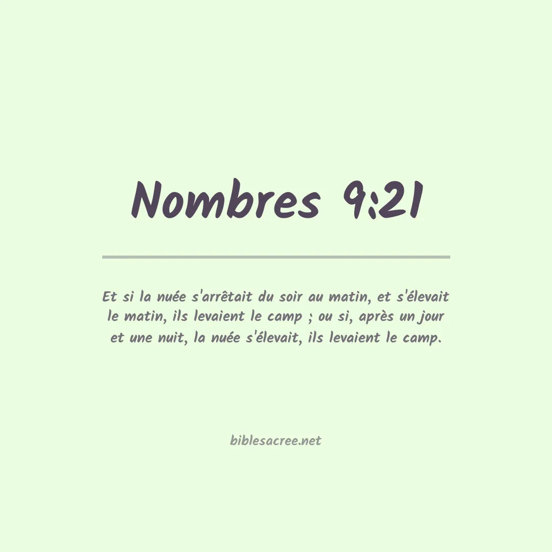 Nombres - 9:21