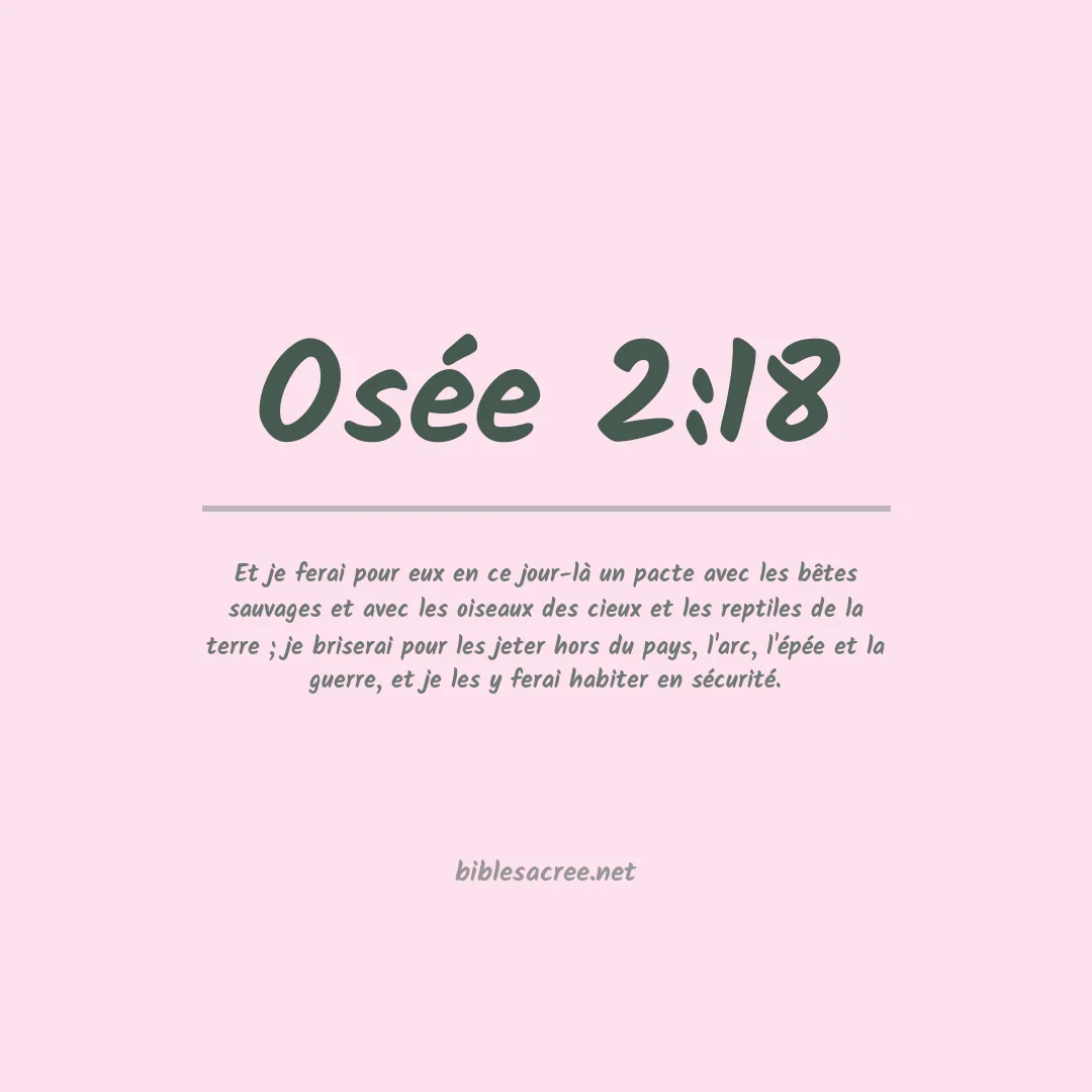 Osée - 2:18