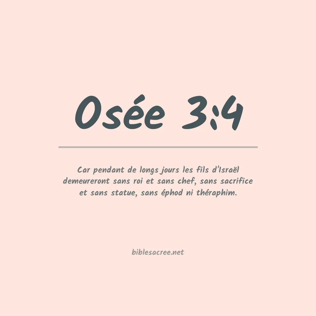 Osée - 3:4