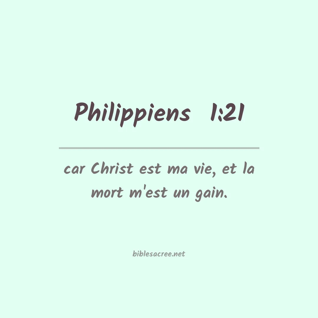 Philippiens  - 1:21
