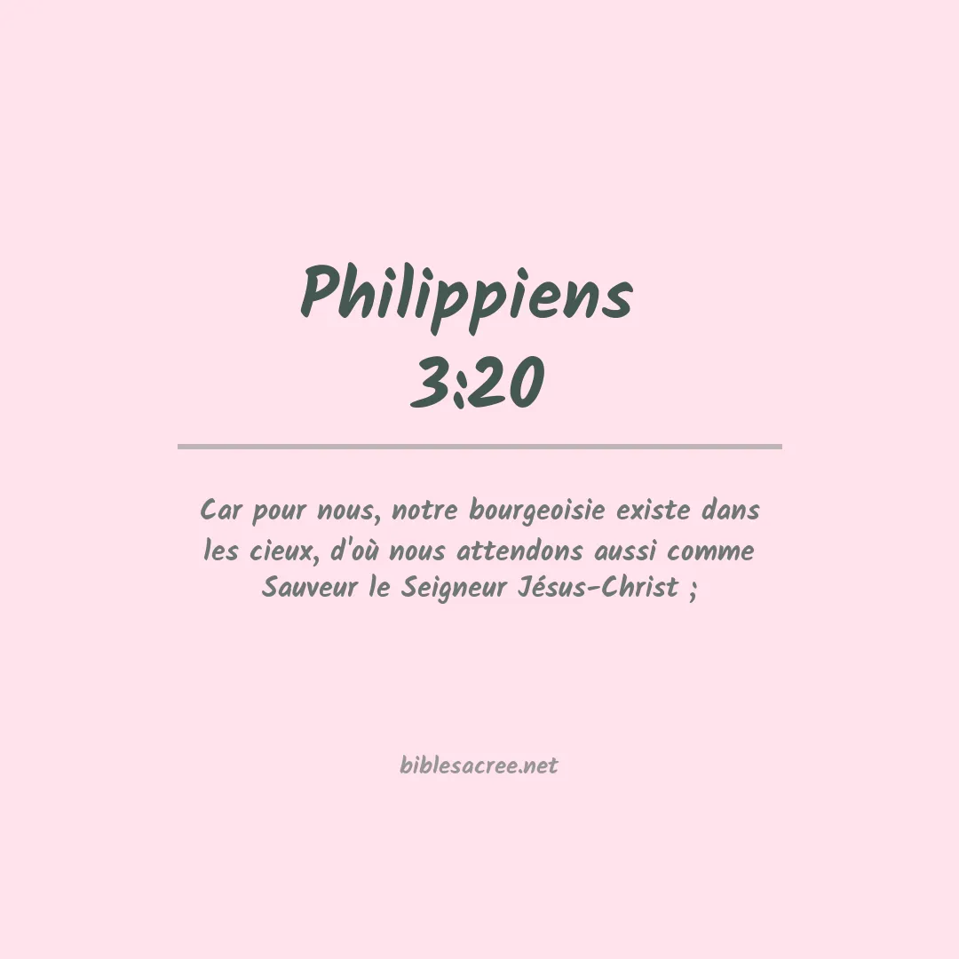 Philippiens  - 3:20