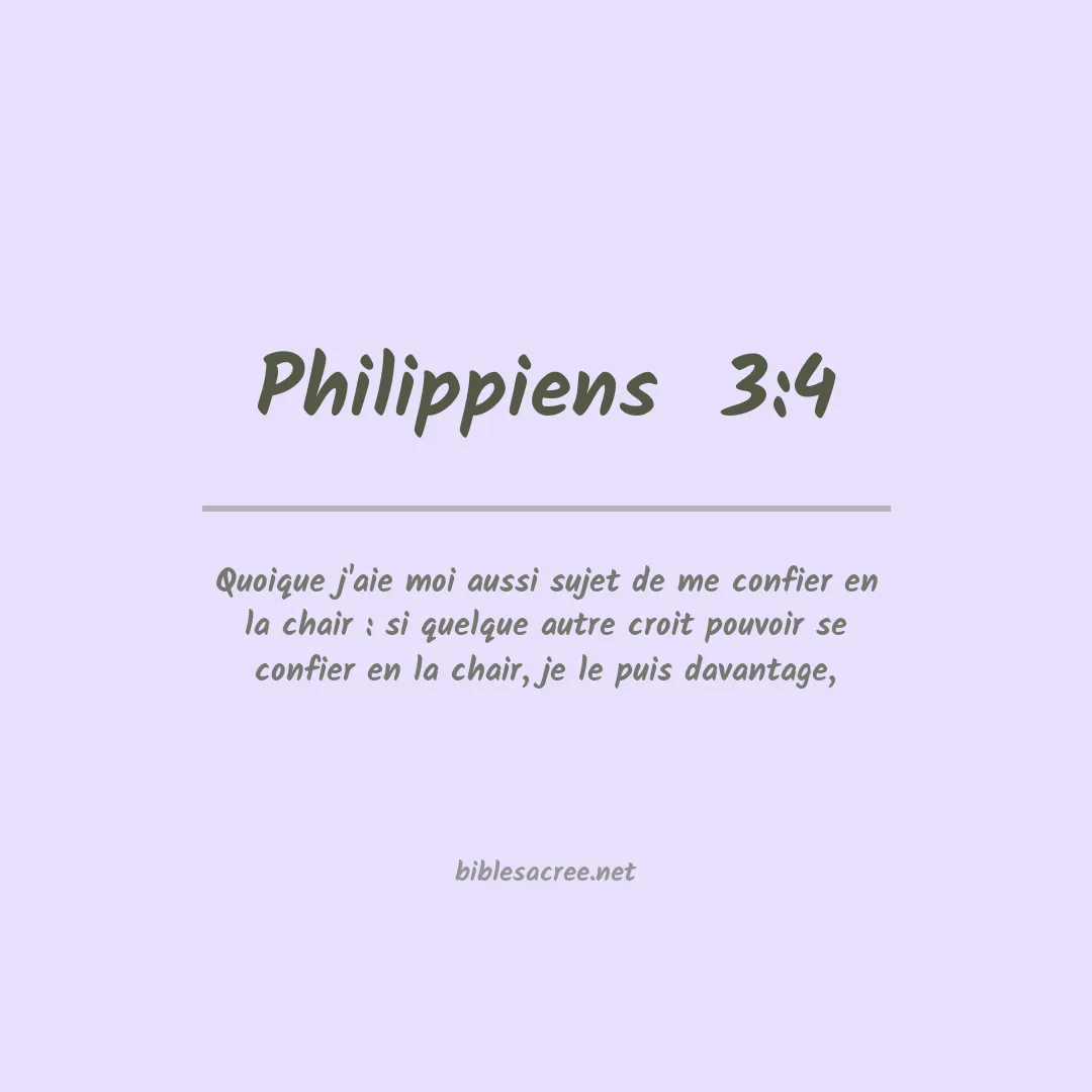 Philippiens - 3:4