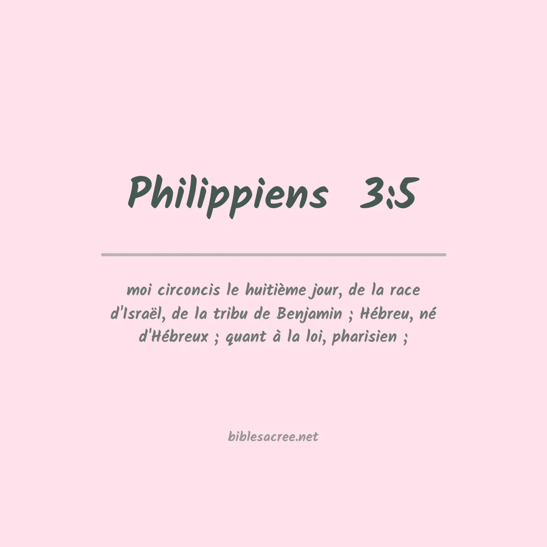 Philippiens - 3:5