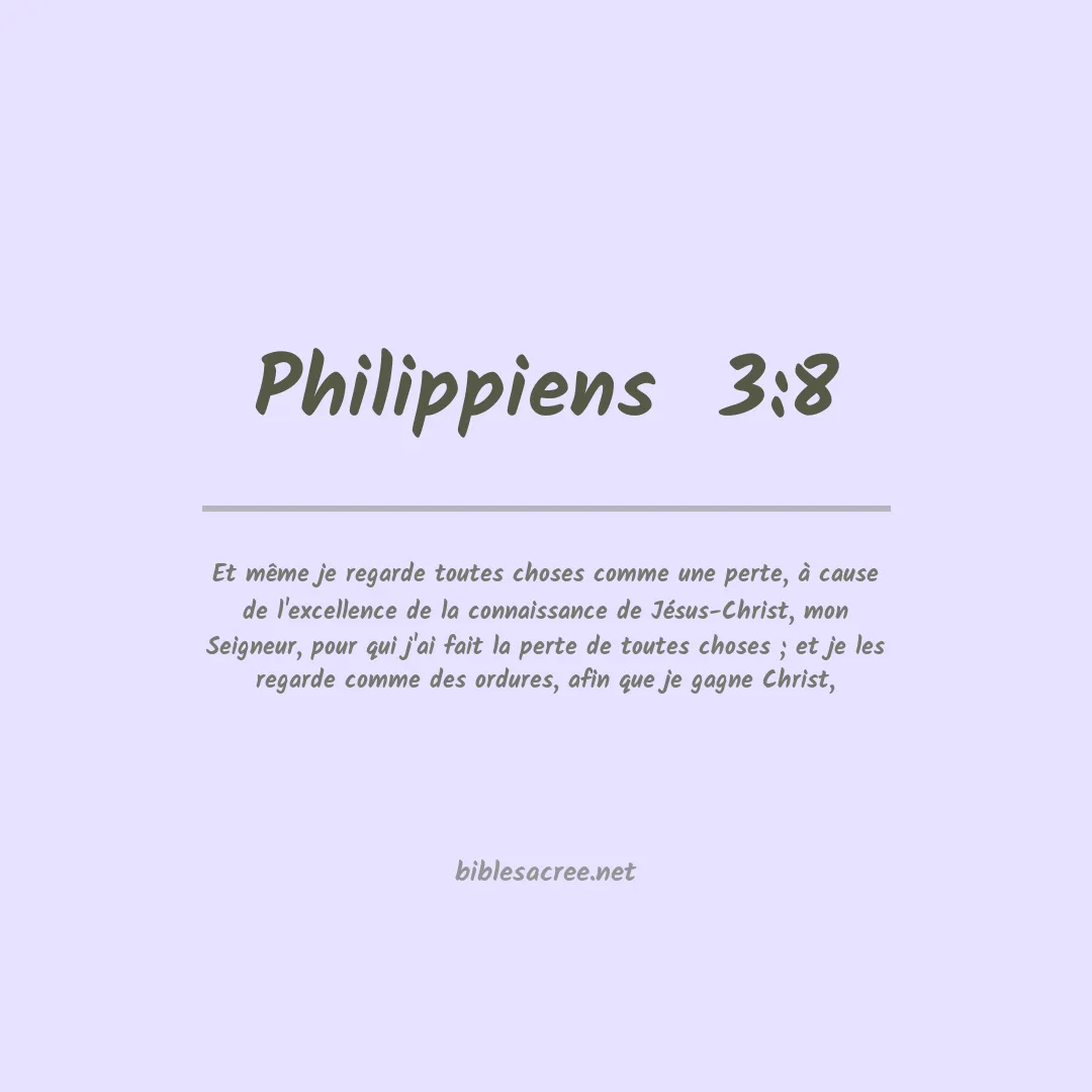 Philippiens  - 3:8