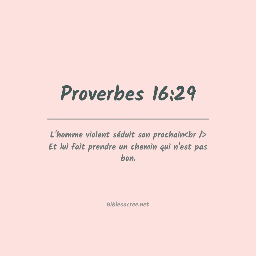 Proverbes - 16:29