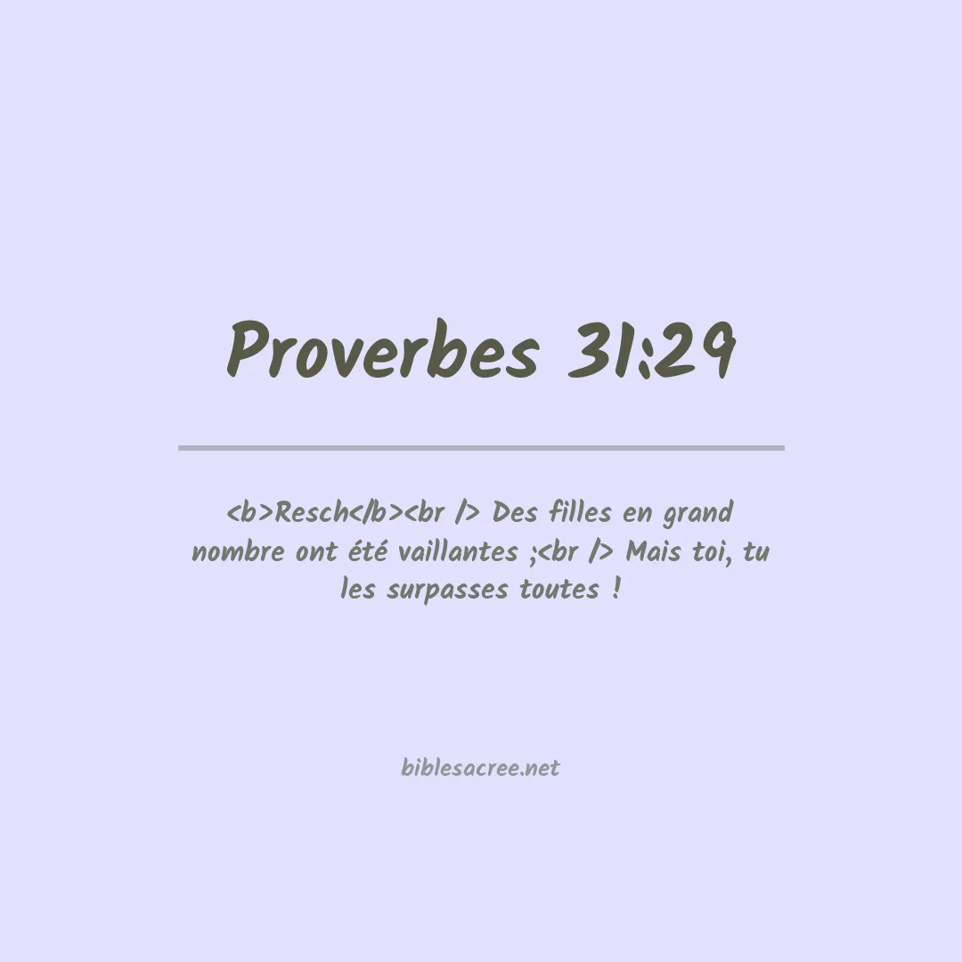 Proverbes - 31:29