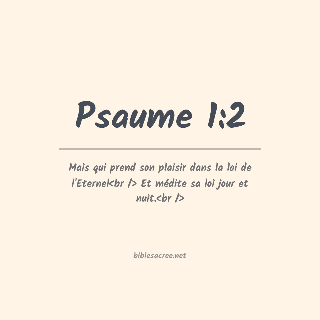 Psaume - 1:2